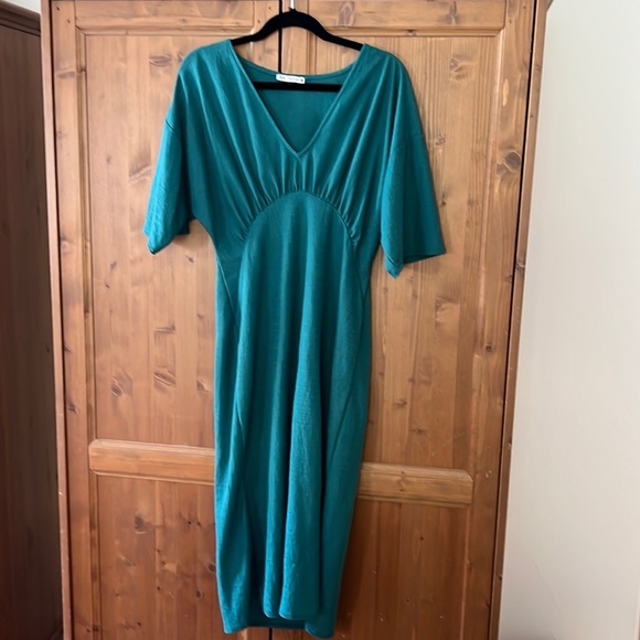 Zara Dresses Ecu Green Zara Dress Poshmark